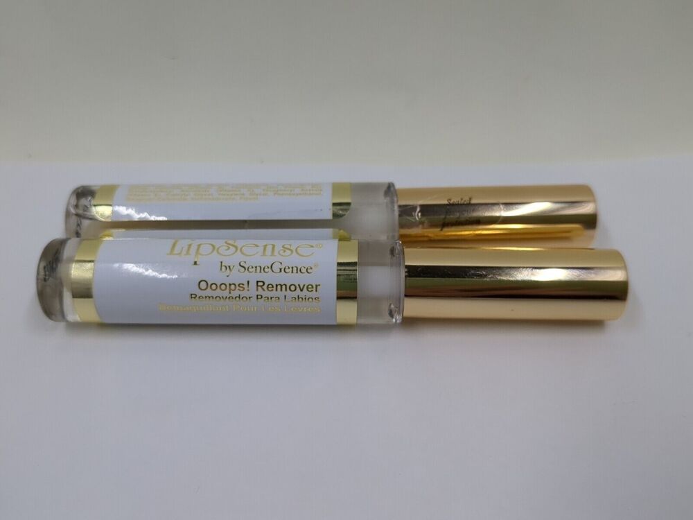 Senegence Lipsense Oops Lip Color Remover clear .25 oz lot of 2 tubes new
